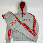 Delta Grey Tapered Sweatsuit Joggers (Unisex Size)