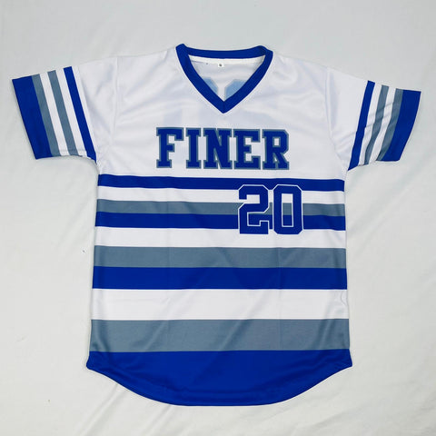 Finer Striped Baseball Jersey