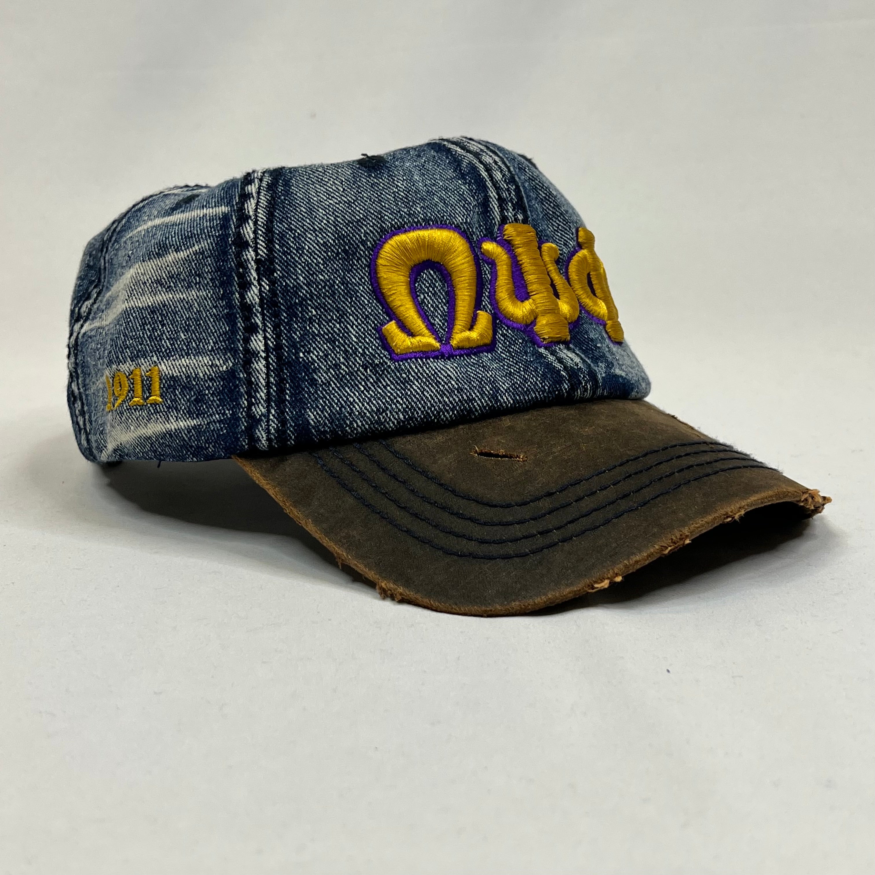 Denim Omega ΩΨΦ Hat