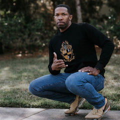 Alpha Phi Alpha Chenille Crest Pocket Crewneck