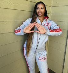 Delta Grey Tapered Joggers (Unisex Size)