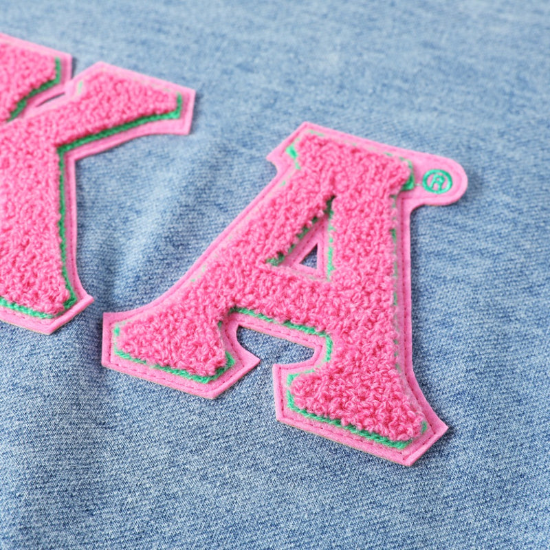 AKA Denim Chenille Crewneck (Unisex Size)