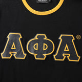 Alpha Premium Black Ringer Shirt