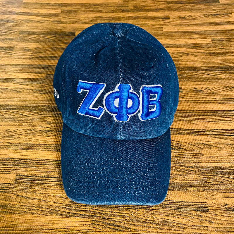 Dark Denim Zeta Phi Beta ND Hat