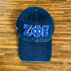 Dark Denim Zeta Phi Beta ND Hat