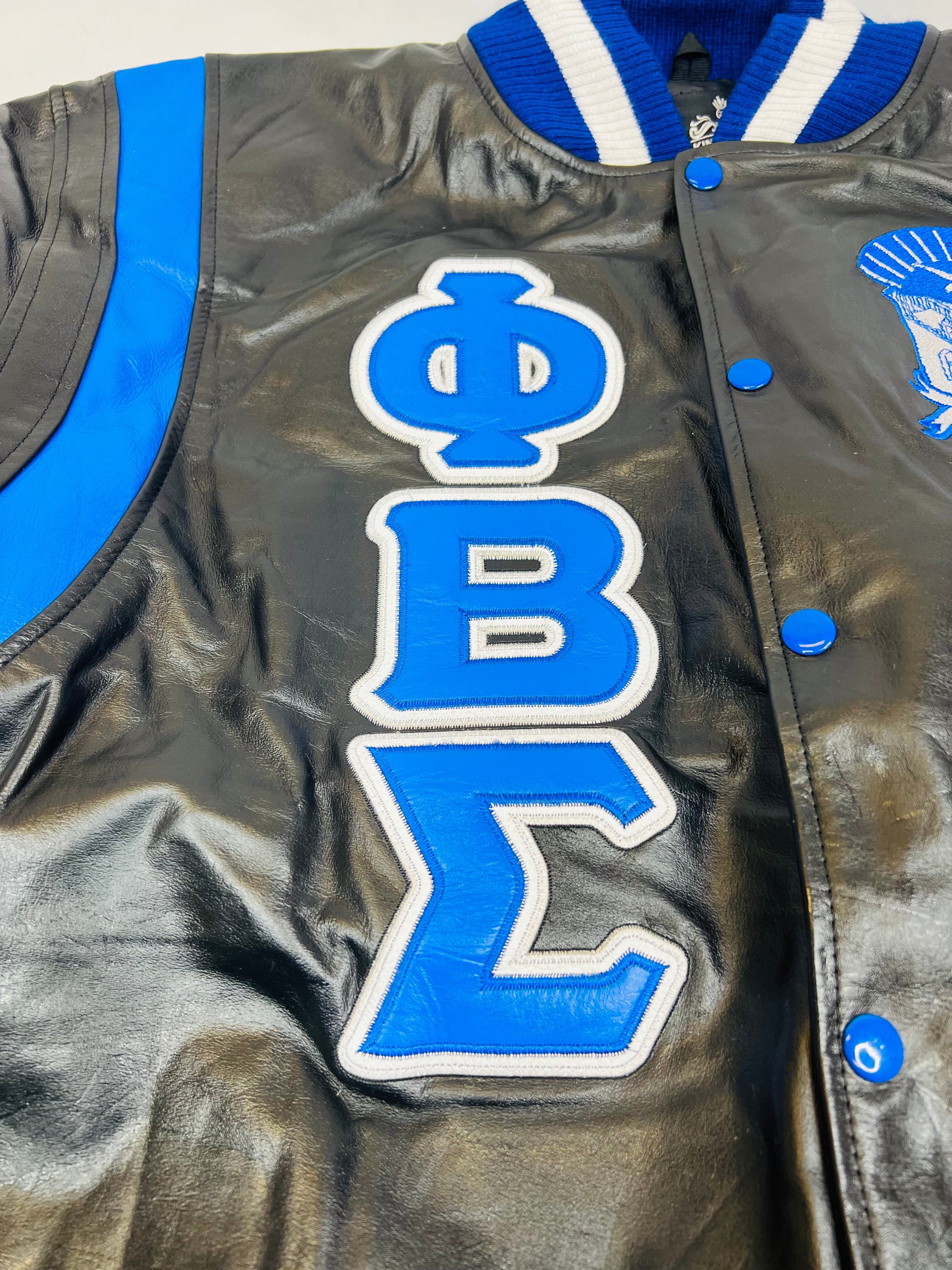 Sigma All Leather Letterman Jacket