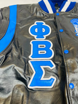Sigma All Leather Letterman Jacket