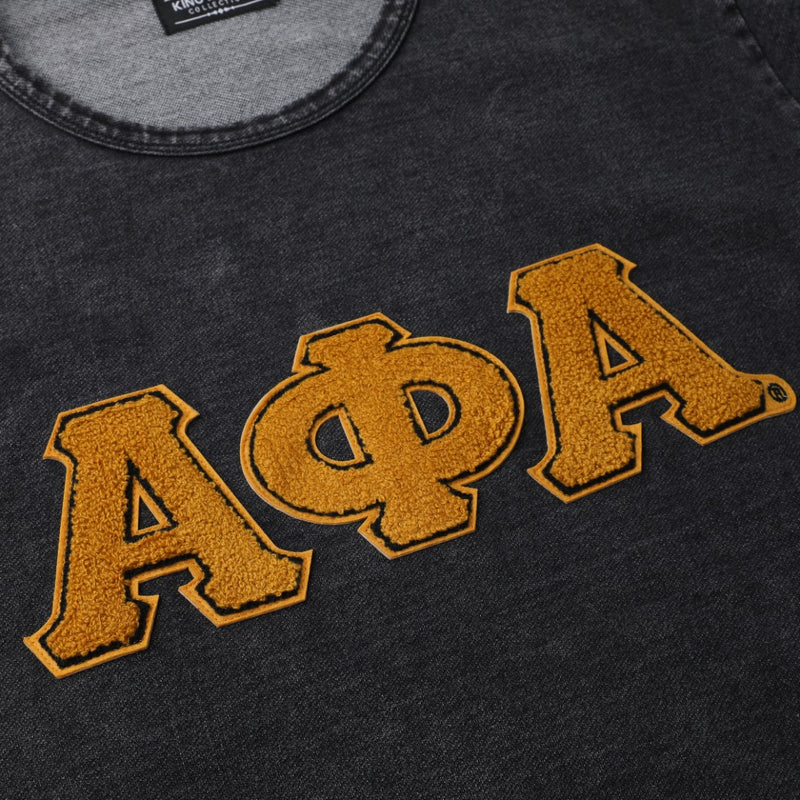 Alpha Premium Black Denim Chenille Shirt