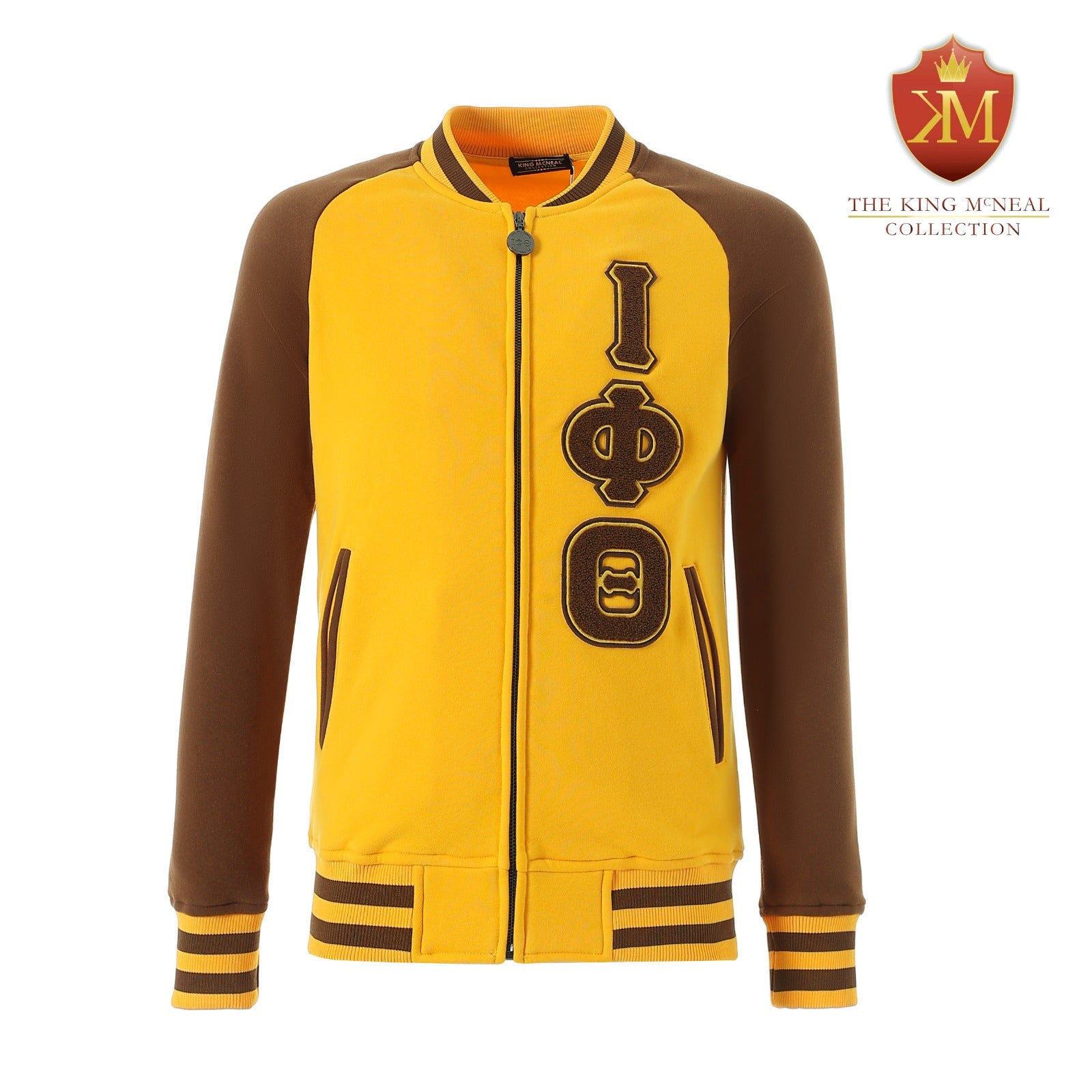 Iota Gold Varsity Fleece Jacket