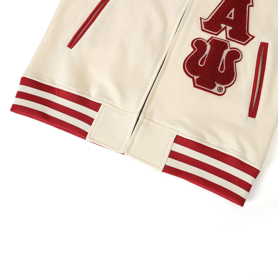 Kappa Kream Varsity Fleece Jacket