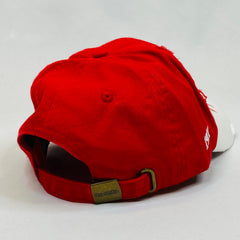 “KAΨ” Kappa Alpha Psi Red & White distressed hat