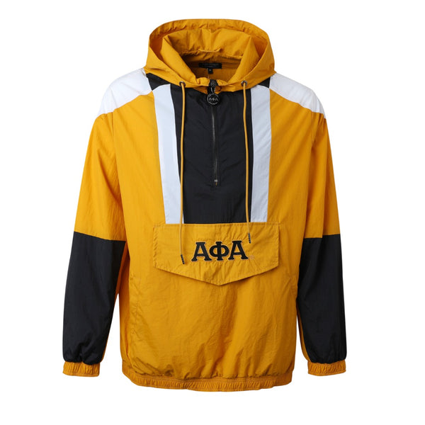 Old Gold Alpha Half Zip Windbreaker Jacket