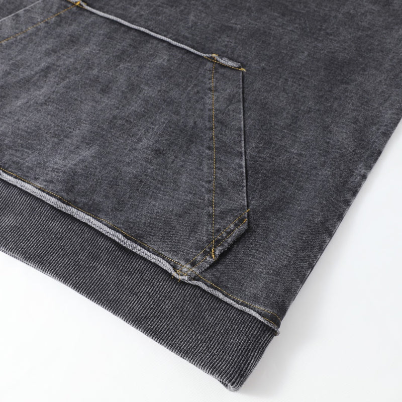 Alpha Denim Chenille Crewneck