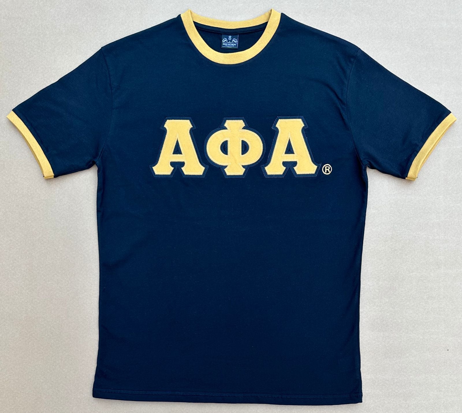 Premium Alpha Black Ringer Tshirt