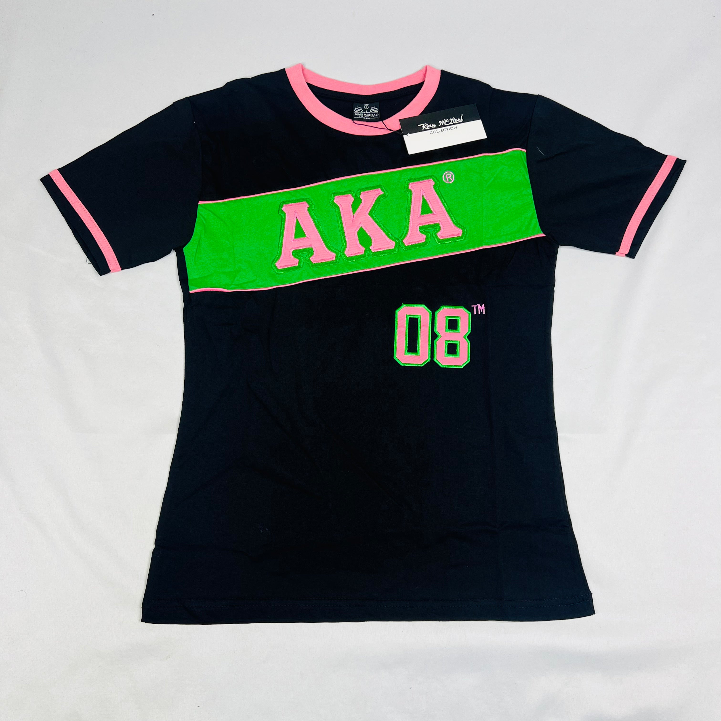 AKA Premium Black Jersey Shirt The King McNeal Collection