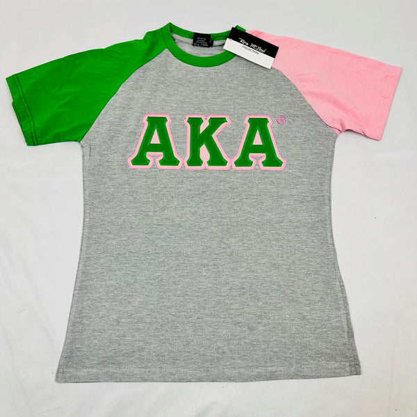 AKA Grey Opp Sleeve Premium Shirt