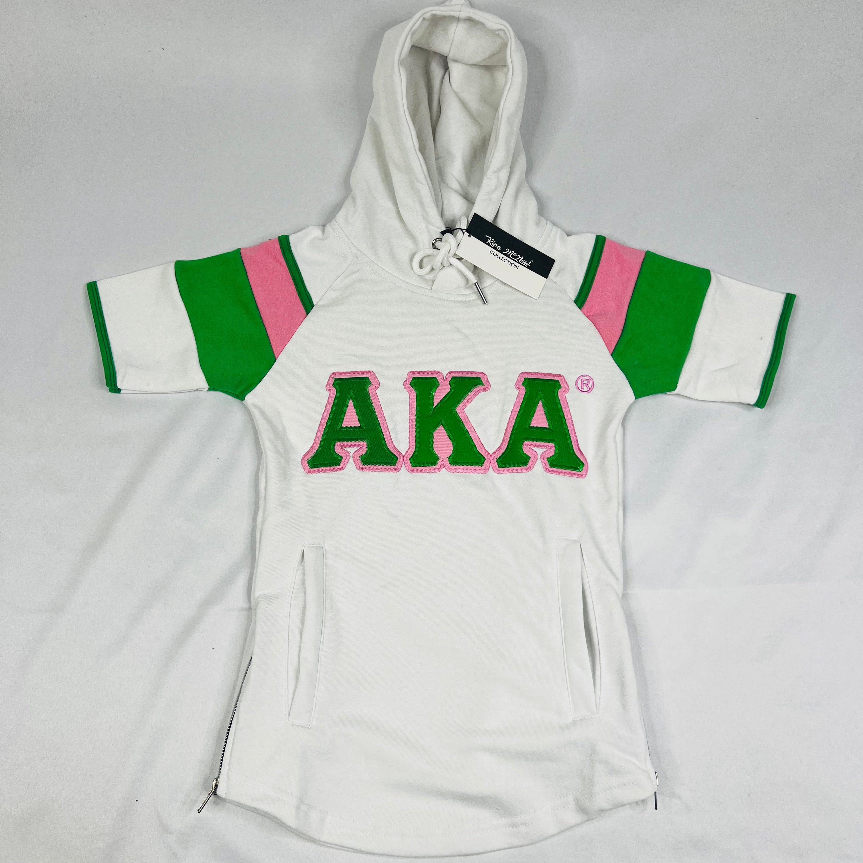 AKA White SS Hoodie