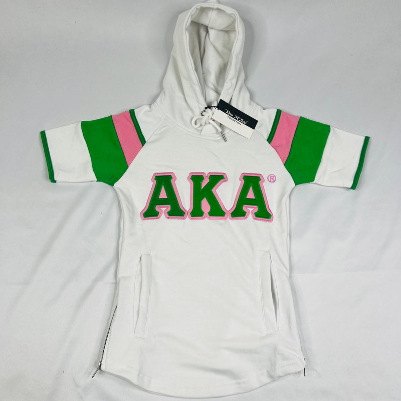 AKA White SS Hoodie