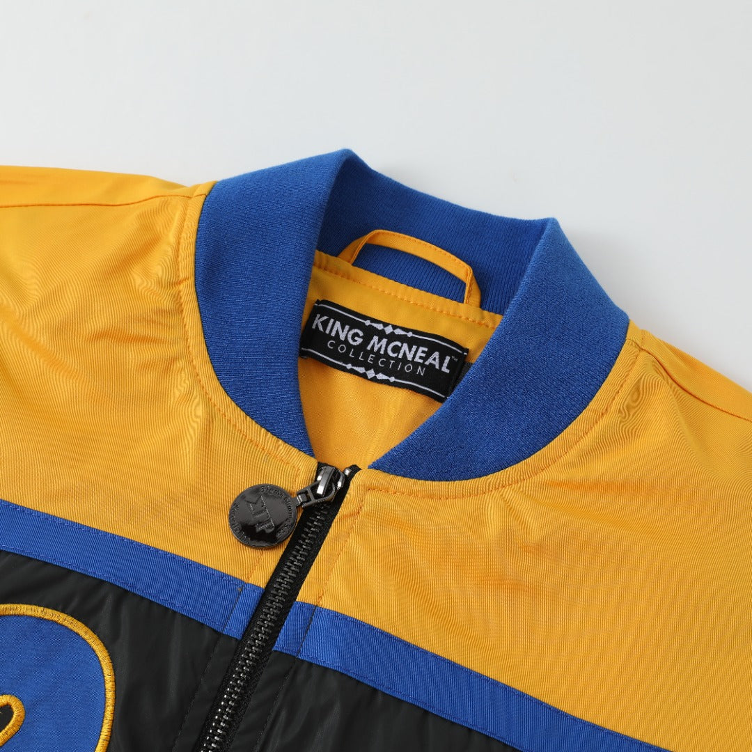SGRho Black 3M Reflective Bomber Jacket