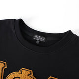 Alpha Black Pocket Chenille Crewneck