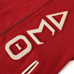 Delta Crimson Varsity Fleece Jacket