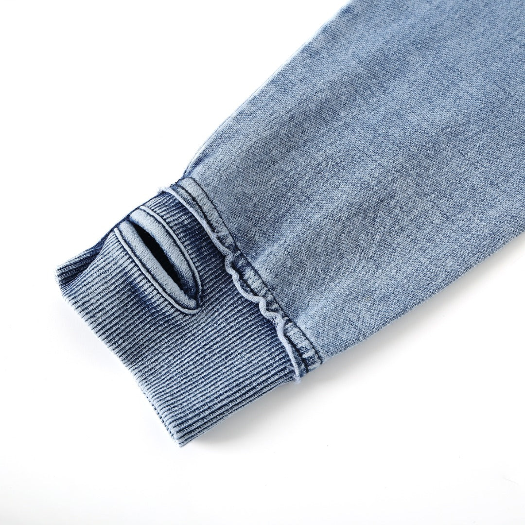 AKA Chenille Light Denim Hoodie