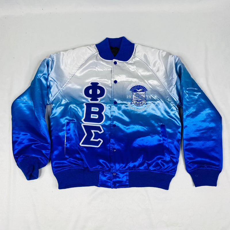 Phi Beta Sigma Faded Bomber Jacket
