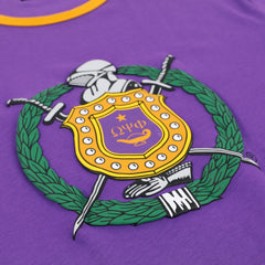 Omega Premium Purple Crest Ringer Shirt