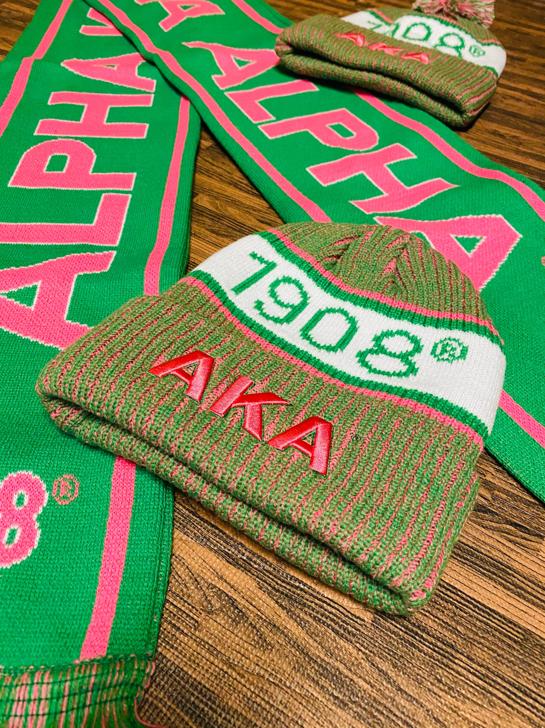 Kappa Winter Scarf Sisters Embroidery For Sale - Main Image