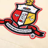 Chenille Crest Kappa Kream Pocket Crewneck