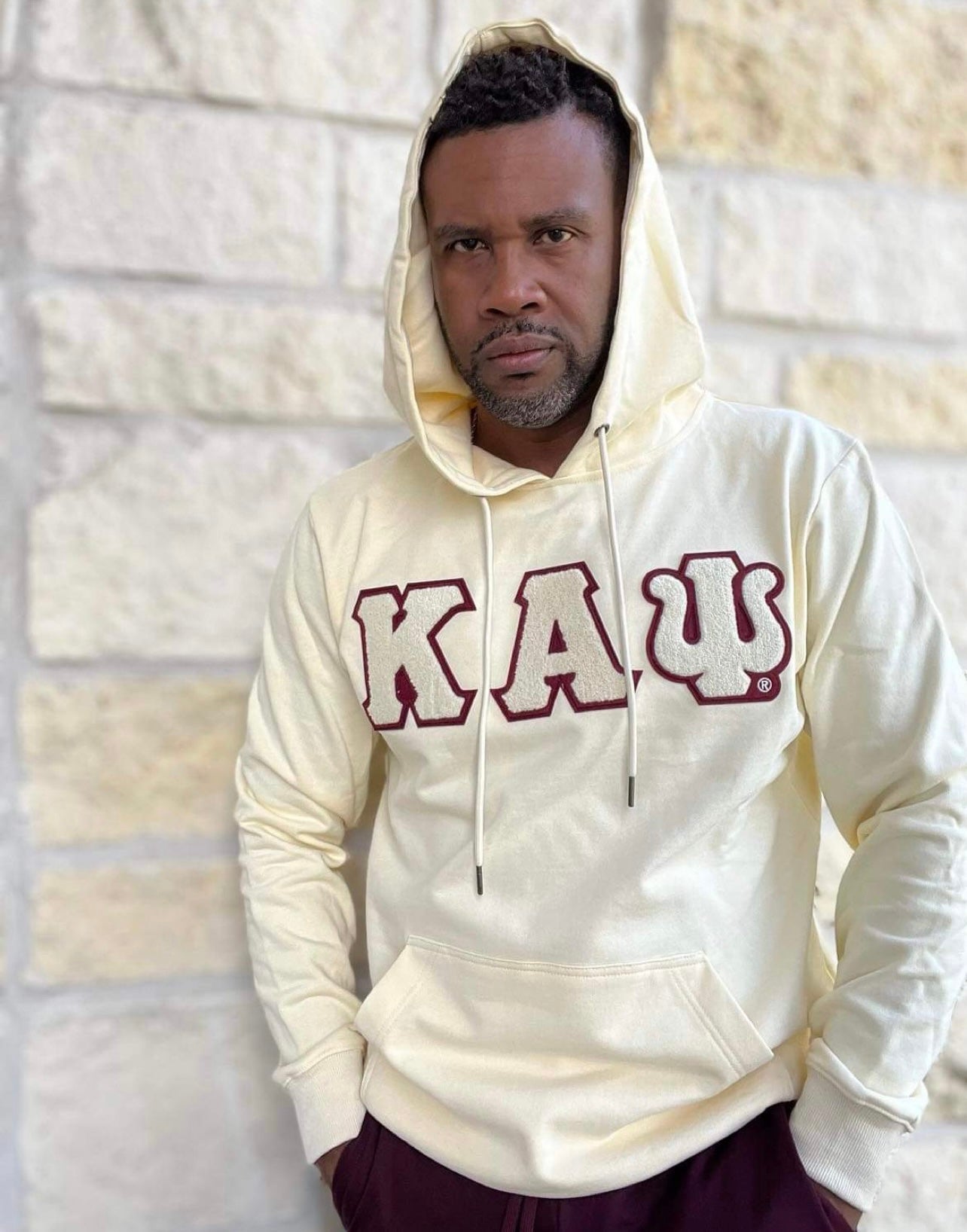 Kappa Krimson Kream Chenille Hoodie – The King McNeal Collection