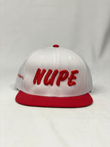 Kappa Nupe White/Red SnapBack
