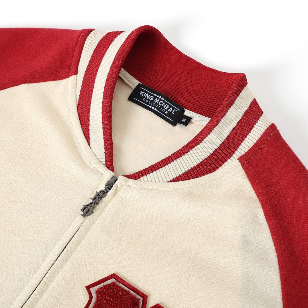 Kappa Kream Varsity Fleece Jacket