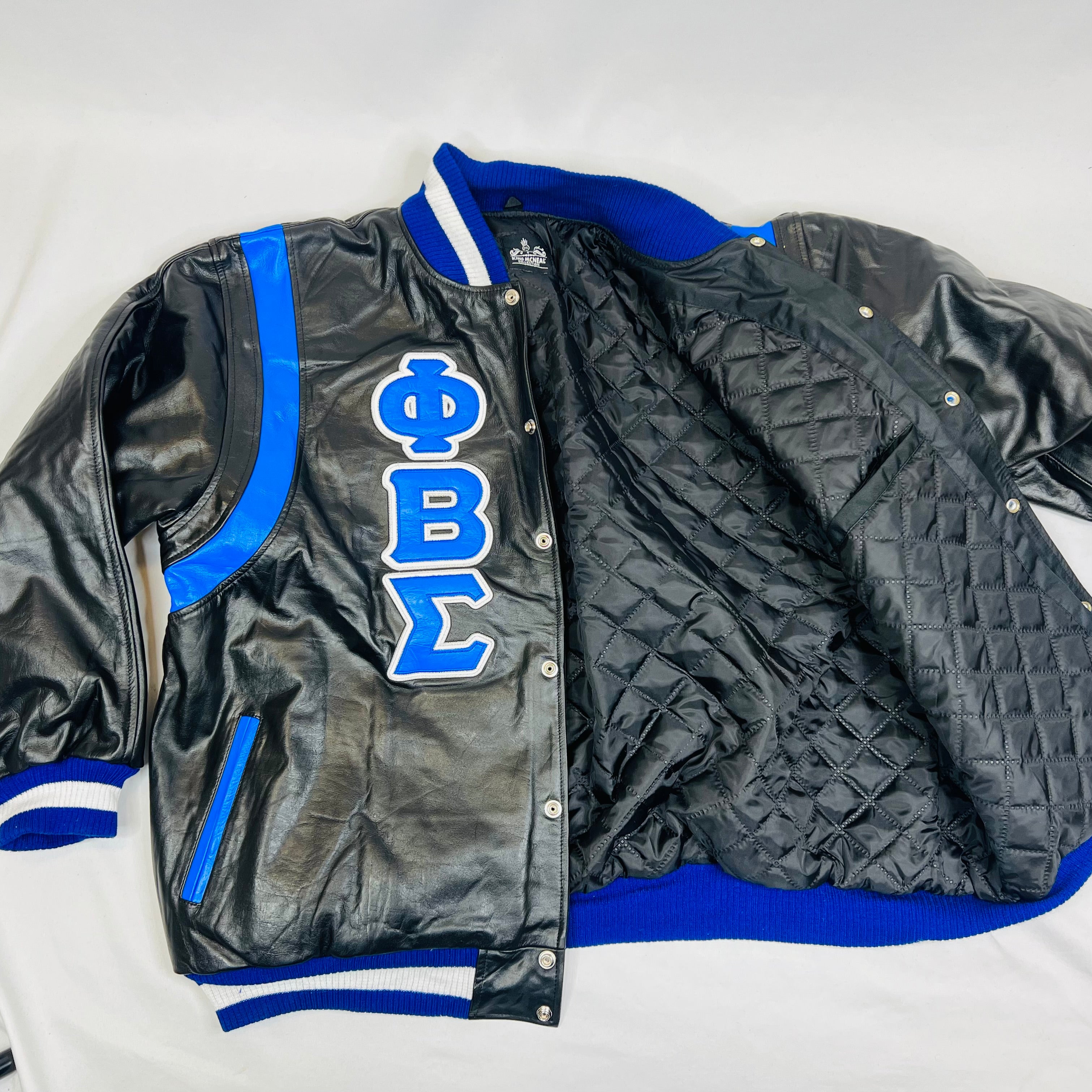 Sigma All Leather Letterman Jacket