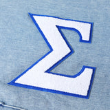 Sigma Denim Chenille Crewneck