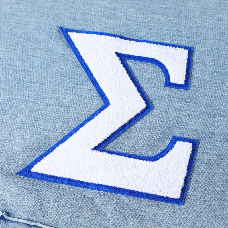 Sigma Denim Chenille Crewneck