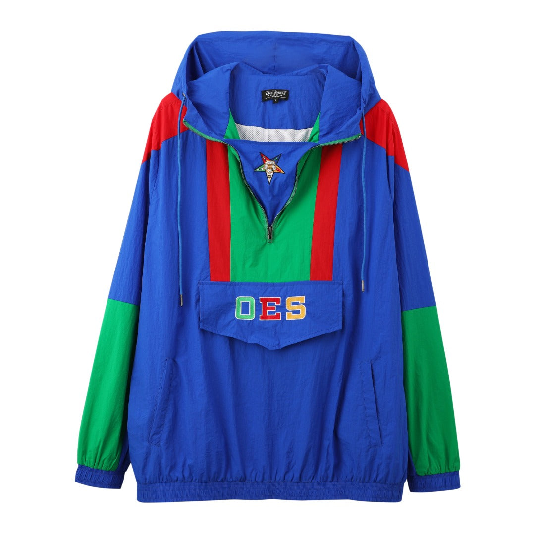 OES Half Zip Windbreaker Jacket Read Description