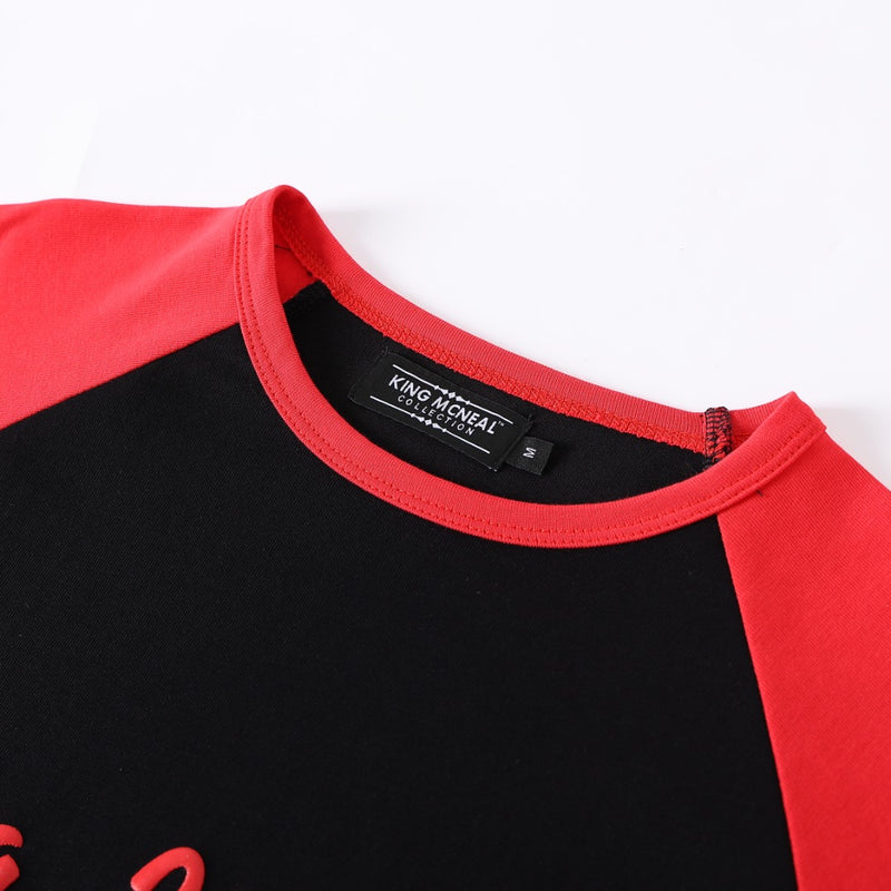 KMC Black/Red Premium Raglan Shirt