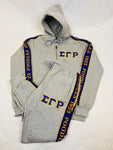 SGRho Grey Tapered Sweatsuit Jacket (Unisex Size)