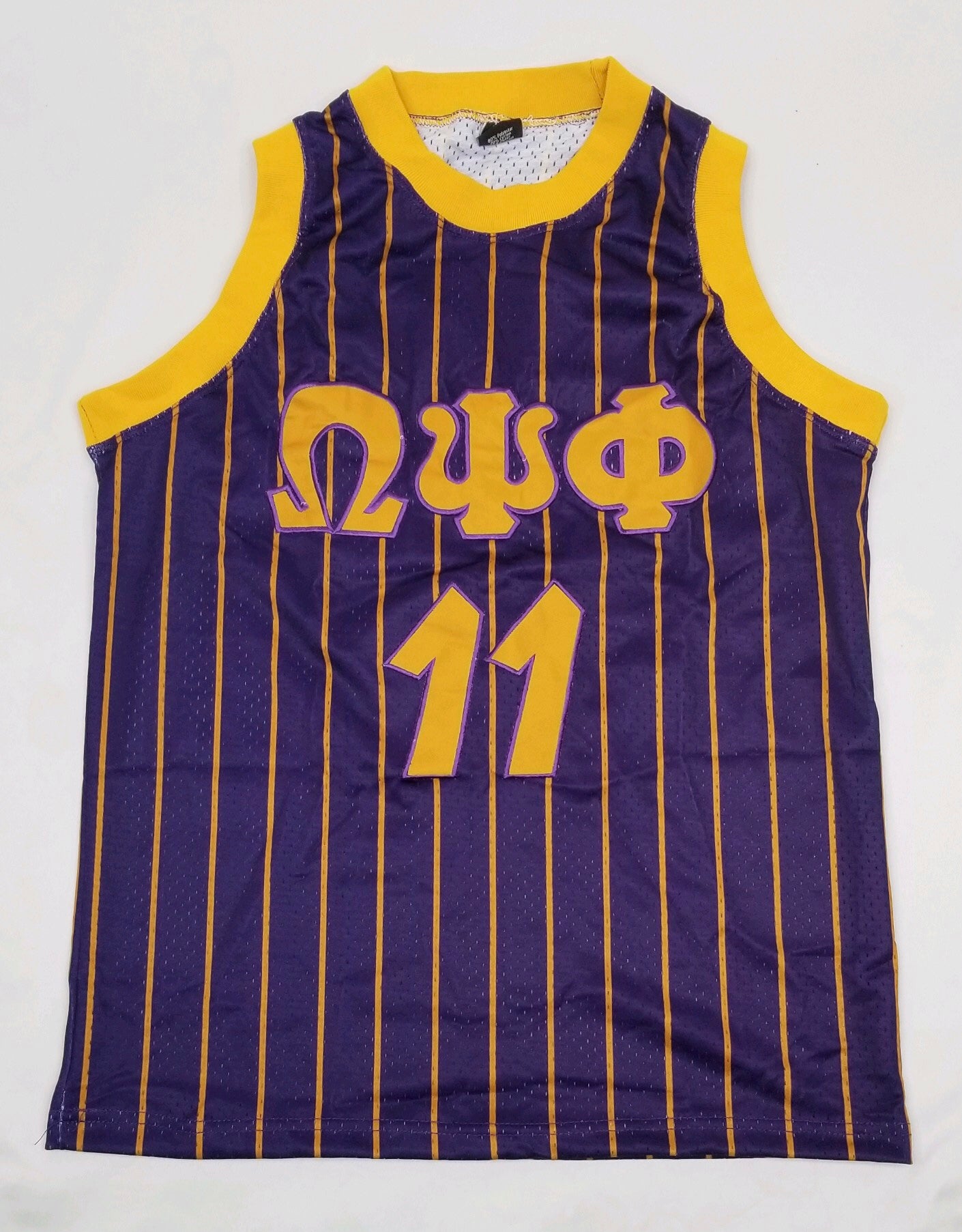 Omega Pinstripe Basketball Jersey