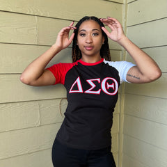 Delta Opp Sleeve Black Premium Shirt