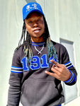 Phi Beta Sigma Black 1914 Chenille Crewneck