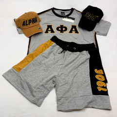 Alpha Phi Alpha Letter Grey Premium Shirt