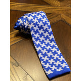 Blue and White (Sigma Inspired) Knit Tie