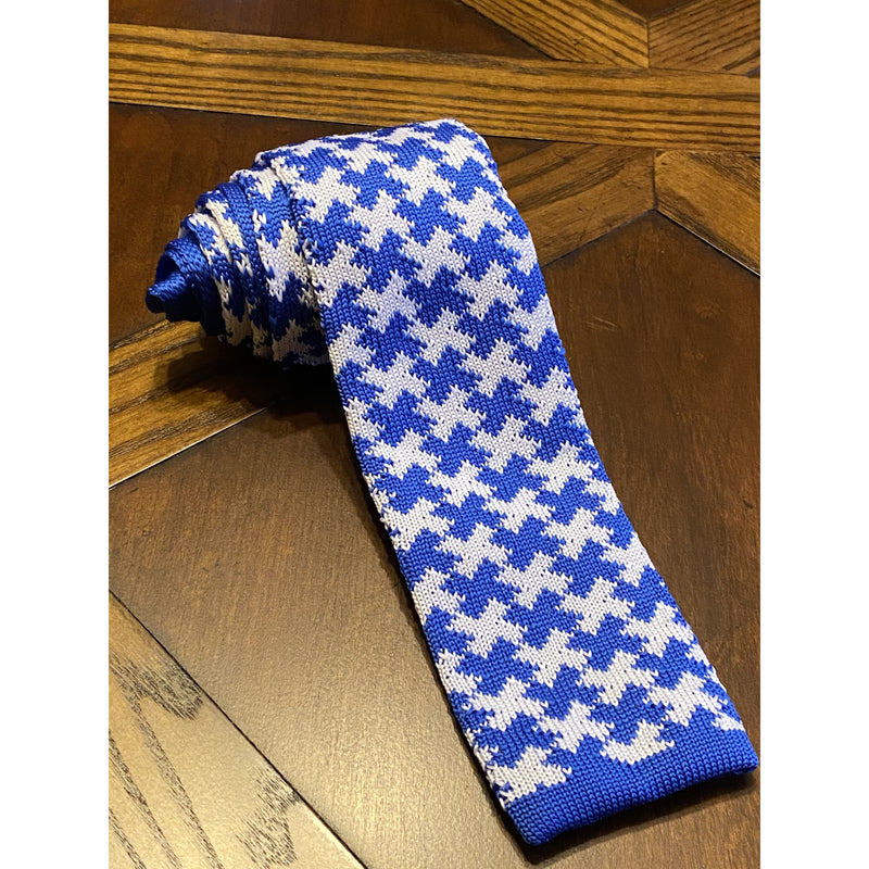 Blue and White (Sigma Inspired) Knit Tie