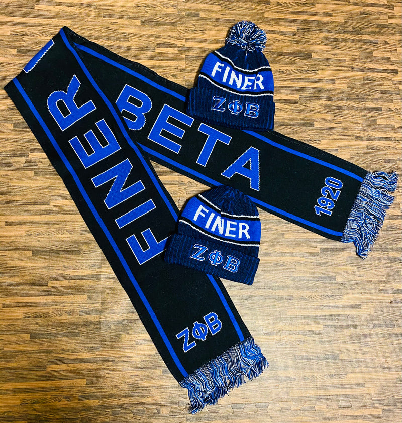 Zeta Finer Women Black Scarf and One Hat