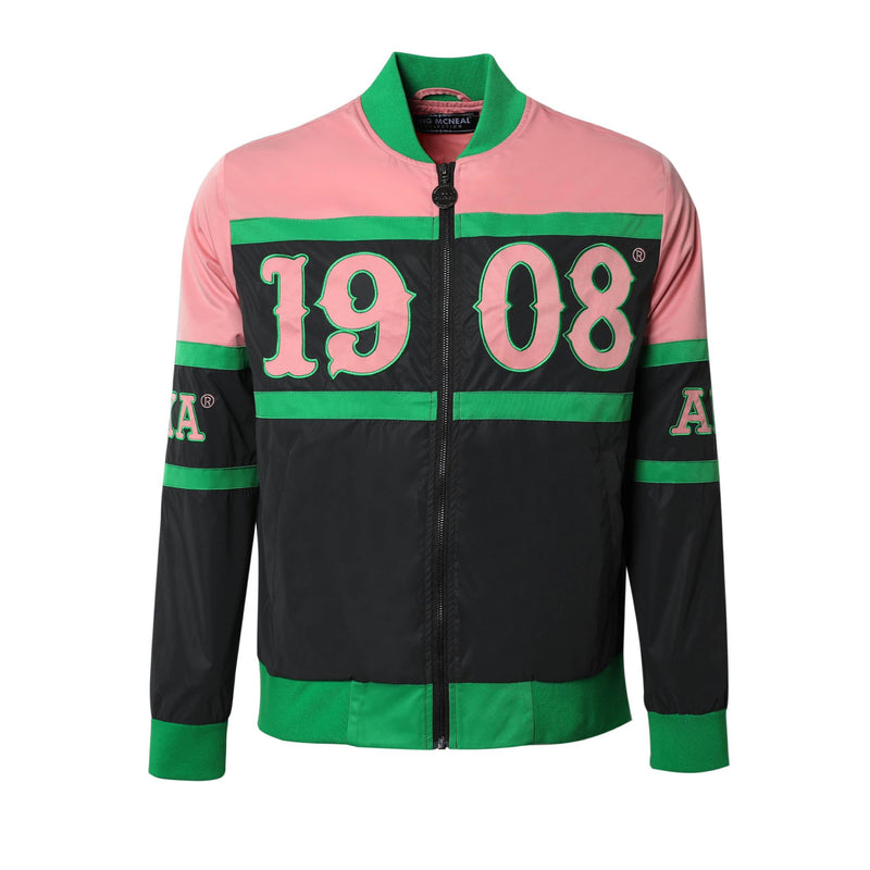 AKA 3M Black Reflective Bomber Jacket