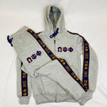 Omega Psi Phi Grey Tapered Joggers