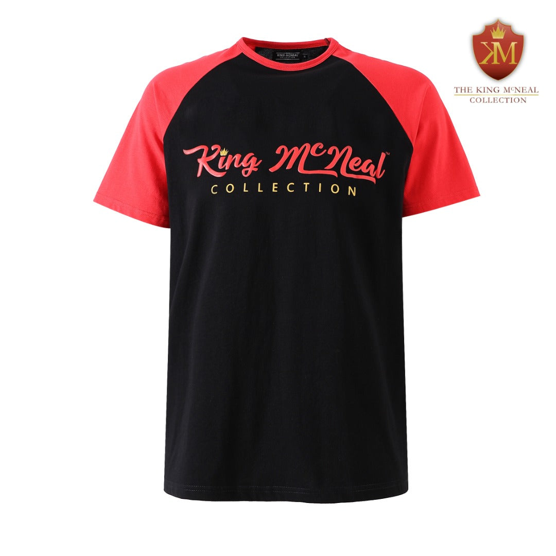 KMC Black/Red Premium Raglan Shirt