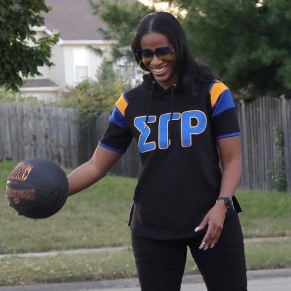 SGRho Black SS Hoodie